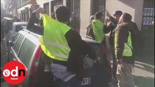 Yellow vest protesters hurl anti-Semitic abuse at academic on Paris street