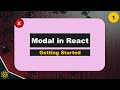 How To Create Modal in ReactJs | Getting Started | Part 1