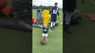 Jason Kelce and A.J. Brown Have the CUTEST Kids #shorts #eagles