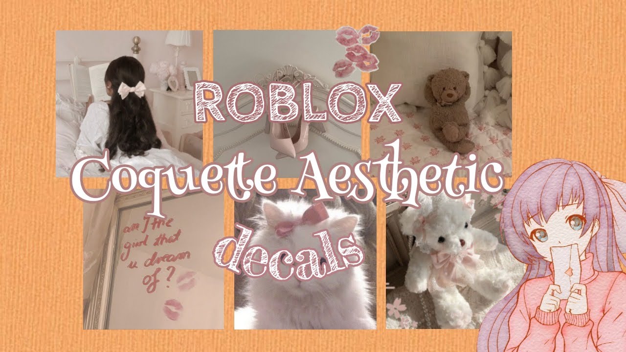 Roblox Coquette Aesthetic Decals | Aueie - YouTube