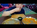 real mukbang eating chole bhature dum aloo indian food eating mukbang foodie jd