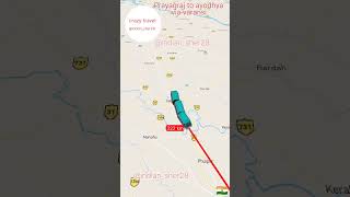 train route Prayagraj to Ayodhya #tranding #ayodhyawasi #travel #ayodhyatrip #viral #youtubeshorts