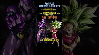 ドラゴンボール超　最強宇宙ランキング