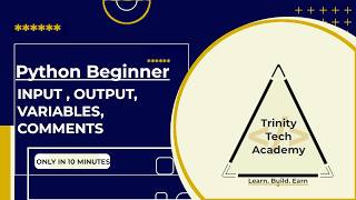 Python for Beginners 002 Input Output Variables Comments