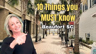 10 Things You MUST Know Before Moving to Beaufort, SC!