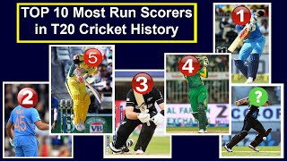 TOP 10 Most Run Scorers in T20 Cricket History | T20 ക്രിക്കറ്റിൽ ഏ​റ്റവും കൂടുതല്‍ റ​ൺ​സെടുത്ത താരം