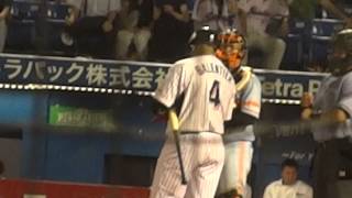 ウラディミール・バレンティン(東京ヤクルトスワローズ)日本プロ野球通算150本塁打　2014/8/21 神宮球場 第3打席