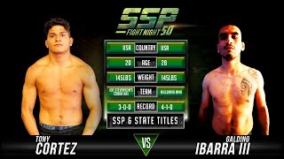 Tony Cortez vs Galdino Ibarra - SSP 50