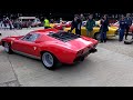 lamborghini miura jota v12 shattering the peace at the classic motor hub loud 😂😎