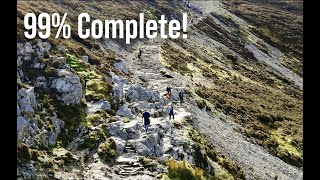 After 3.5 Years: Some Of The Last Steps To Be Built on Croagh Patrick