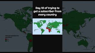 Day 10 of trying to get a subscriber from every country #shorts