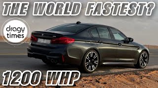 1200 WHP BMW M5 F90 Competition Stage X | 100-200 \u0026 200-250 km/h by Dragy Motorsports