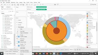 Sunburst Chart Using Map Layer II