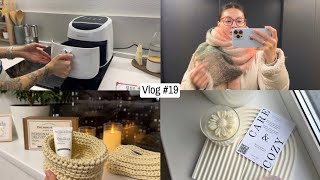 Vlog: Обзор аэрогриля и готовка, макияж продуктами из Золотого Яблока, вяжу косметичку, розыгрыш 💕