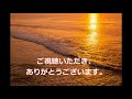 誰もいない海　歌：向井智子