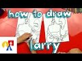 How To Draw Larry The Lobster