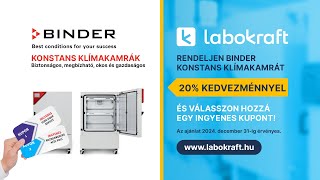 Rendeljen Binder konstans klímakamrát 20% kedvezménnyel és válasszon hozzá egy ingyenes kupont. #1