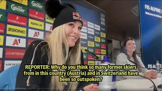 'I have no f***ing idea' Lindsey Vonn on being disrespected for latest comeback | WSS | Vonn |