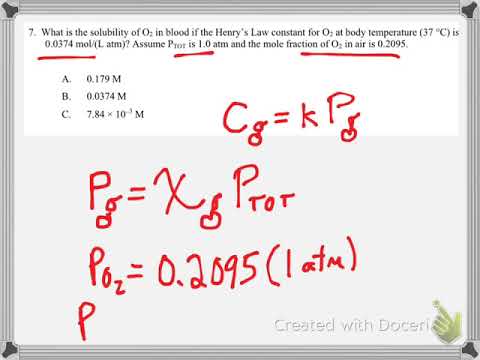 Chem 110 Exam 4B Qs 1 - 21 - YouTube