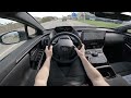 new toyota bz4x test drive pov 2023