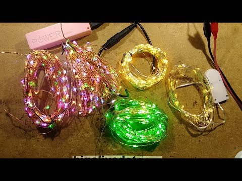 Fixing low voltage copper wire LED strings. Fixing low voltage copper wire LED strings.