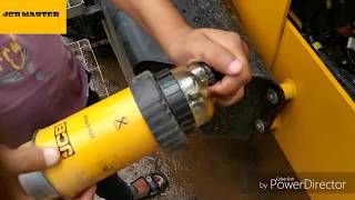 how to remove water from fuel filter ## jcb fuel filter