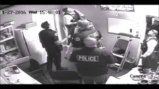 Costa Mesa Police Destroying Things and Disabling Video Surveillance System During "Inspection"