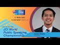 2021 JCI World Public Speaking Championship