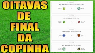 OITAVAS DE FINAL DA COPINHA2023 - CLASSIFICADOS PARA OITAVAS DE FINAL DA COPA SÃO PAULO DE FUTEBOL