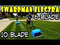 Experience the Swardman Electra 55 💯 6 Blade vs 10 Blade Reel Mower in Action!