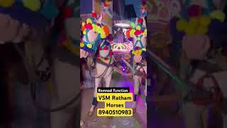 #VSM in 8940510983🐴 முஸ்லிம் சுன்னத் ஊர்வலம்🎉குதிரை சாரட் ரதம்✨Vsm Horses💥#vsm #no1trending #sunnath