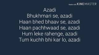 Azadi- gullyboy-divine-lyrics