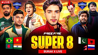 🥵ASIA INTERNATIONAL SHOWDOWN🔥🚀TOURNAMENT🏆SUPER-9😱DAY-8 FT- IND, PAK, BD, - free fire live