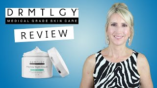 DRMTLGY Peptide Night Cream Moisturizer (How is it for My 60-year-old Skin?)