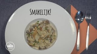 VTM Koken | Dagen Zonder Vlees: risotto met boschampignons en salie