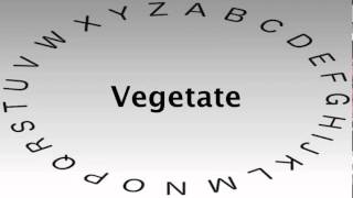 SAT Vocabulary Words and Definitions — Vegetate