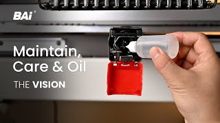 How to Maintain, Care, and Oil Your BAI THE VISION Embroidery Machine for Beginners