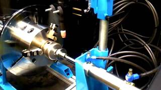 Welding Equipment: Lathe Type Equipment with Welding Positioner and ESAB Caddy TIG Welder