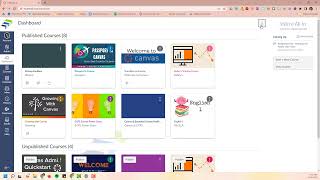 Canvas Dashboard Customization & Courses Menu