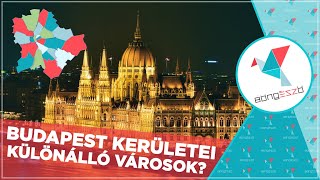 Így nézne ki Budapest, ha a kerületek önálló városok lennének