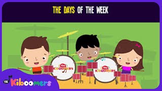 The Days of the Week Lyric Video -The Kiboomers Preschool Songs For Circle Time