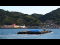 音戸の瀬戸を行き交う船　2019 10 16　タグボート　むづき丸　a boat that crosses the seto of ondo