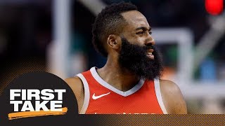 James Harden sounding off on referees looks 'petty' | First Take | ESPN