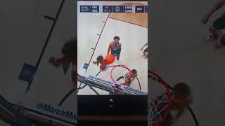 2023 March Madness Michigan St vs Marquette  2nd round 😃 #shorts #sports #highlights #basketball
