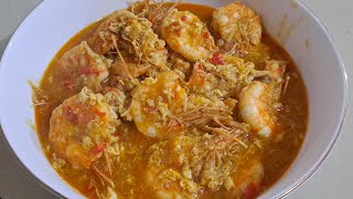 Masak Udang Saus Padang 🍤🍤😋