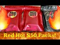 $50 RED HOT MYSTERY PACKS WITH PSA 9 & 10 SLABS! (Mystery Box Monday)