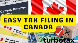 FREE \u0026 EASY TAX FILING IN CANADA USING TURBO TAX