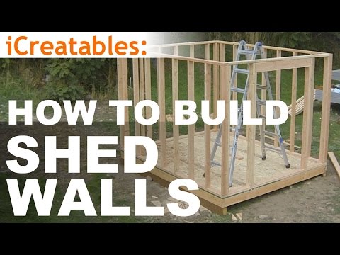 How To Build A Shed - Part 5 - Wall Framing How To Build A Shed - Part 5 - Wall Framing