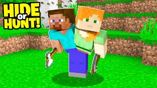 Minecraft Hide or Hunt, But Two People Control One Player