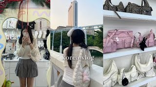 korea vlog🍰🎀 shopping, lotte world, celebrating my birthday, eating good food, pretty views